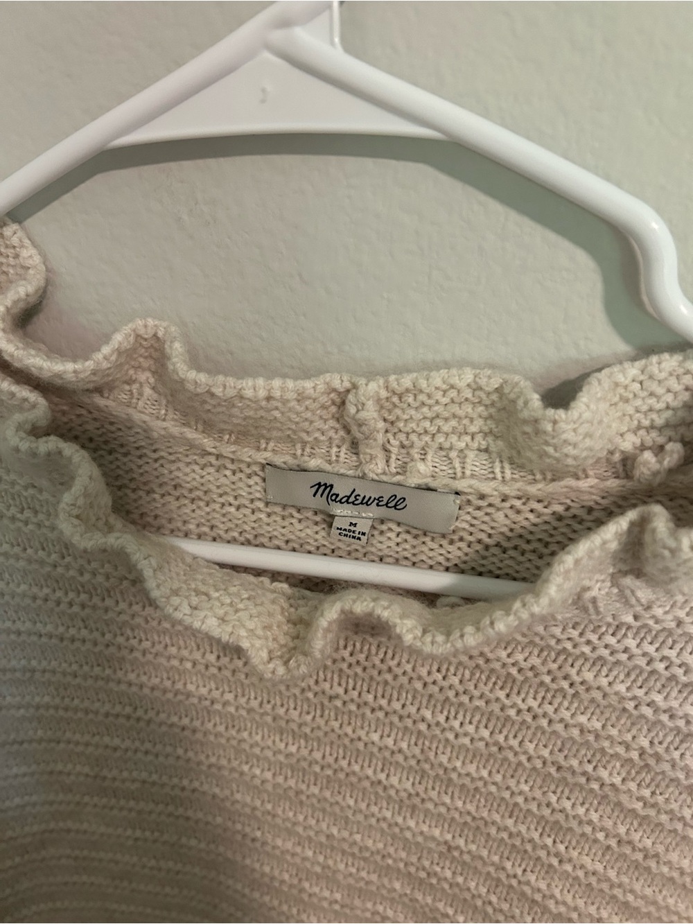Madewell Ruffle Neck Sweater - Picture 2 of 2